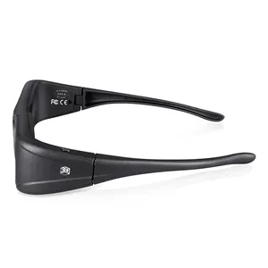 Óculos 3d recarregável rf, óculos bluetooth, obturador ativo