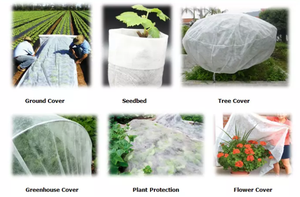 โพรพิลีน PP ผ้าไม่ทอผ้าควบคุมวัชพืชพืชฤดูหนาวปกขนแกะสวน - Product Image 5