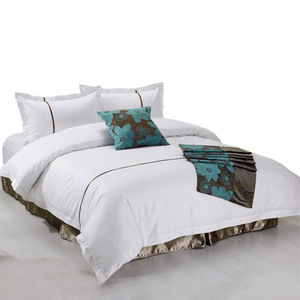 Drap <span class=keywords><strong>de</strong></span> <span class=keywords><strong>lit</strong></span> Premium en coton blanc, draps <span class=keywords><strong>de</strong></span> <span class=keywords><strong>lit</strong></span> simple, doux et bon marché, pour hôtel, <span class=keywords><strong>taille</strong></span> King - Product Image 2