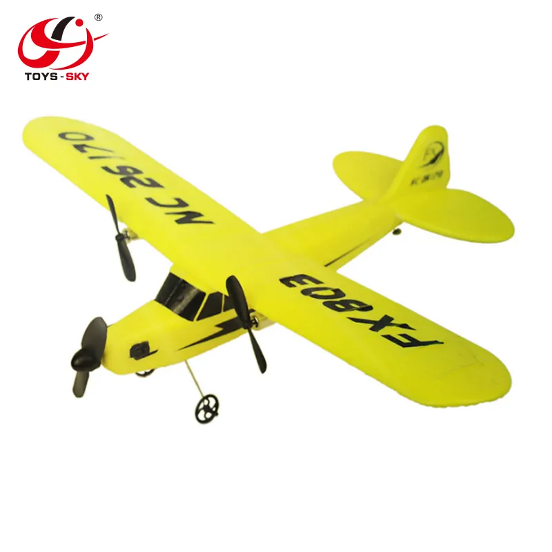 2.4G 2CH Helikopter Remote Control RC Model Glider Pesawat Radio Kontrol Pesawat