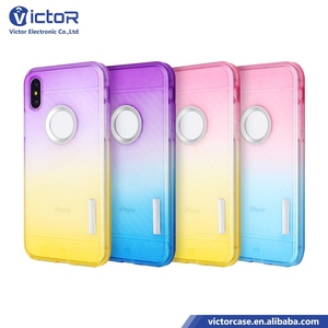 Compra a granel de China cambio de color fibra de carbono TPU cascara en el teléfono para <span class=keywords><strong>iPhone</strong></span> <span class=keywords><strong>X</strong></span> - Product Image 1