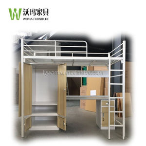 Litera inflable y de seguridad, mueble moderno con escritorio y armario - Product Image 3