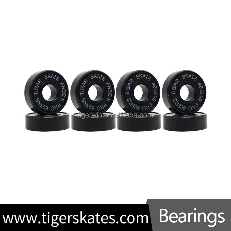 Тигр Skate 608 8*22*7 мм Глубокий шаровой Скейтборд Черный подшипники конька Longboard Скейтборд черный подшипник