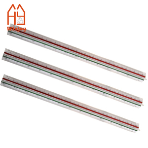 NUEVO Regla Triangular <span class=keywords><strong>de</strong></span> Plástico Económica para Arquitectos, Escala <span class=keywords><strong>de</strong></span> Medición Grabada, Herramienta <span class=keywords><strong>de</strong></span> Regla <span class=keywords><strong>de</strong></span> 20/25/<span class=keywords><strong>50</strong></span>/75/100/125 mm para Oficina - Product Image 5