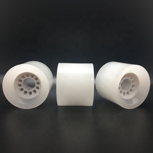 <span class=keywords><strong>Ruedas</strong></span> de monopatín todo terreno duraderas de <span class=keywords><strong>75mm</strong></span> 74A de fundición de PU de núcleo grande PC fuerte de alto rebote al por mayor - Product Image 2
