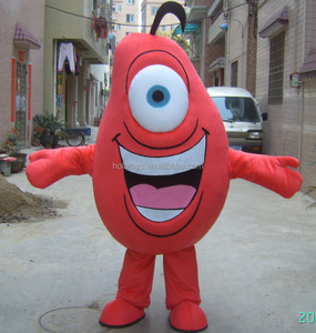 <span class=keywords><strong>Costume</strong></span> rosso Hola mascotte <span class=keywords><strong>alieno</strong></span>/mostro mascotte <span class=keywords><strong>Costume</strong></span> - Product Image 2