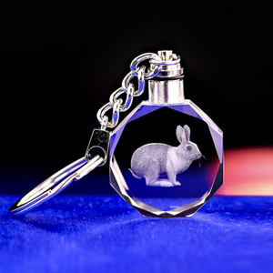 Cheap Wholesale Crystal Keyring Custom 3D Laser <strong>Engraved</strong> logo Crystal <strong>Key</strong> <strong>Rings</strong> - Product Image 6