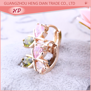 14k 18k铜合金迪拜黄金新款时尚耳环饰品设计批发中国 - Product Image 2