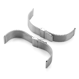 12mm à 26mm En Métal Inoxydable <span class=keywords><strong>Montre</strong></span> En Acier Bande Fil Shark Mesh Bracelet Lien - Product Image 4