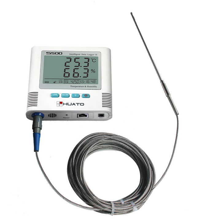 PT100 Temperature Sensor with Data Logger - Reliable & Precise