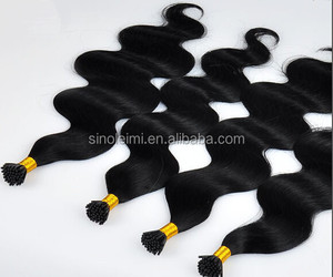 32 zoll 0.8g natürliche farbe <span class=keywords><strong>i</strong></span> spitze menschliches haar verlängerung - Product Image 2