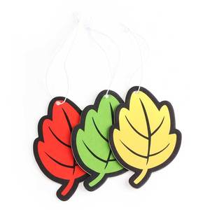Venta al por mayor eco amigable colgante pequeño árbol/hoja de ambientador de aire del coche - Product Image 1