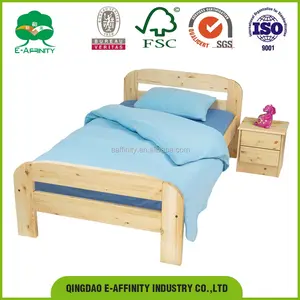 JG-SR-020 高品质松木单孩子与儿童侧儿童床