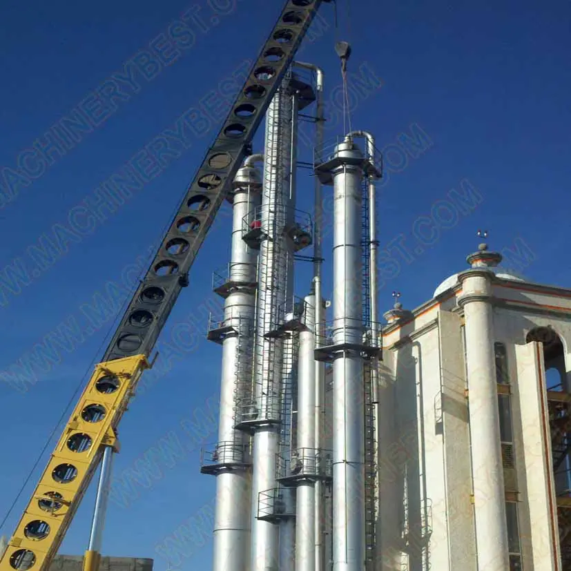 Linha de produção de etílico/equipamento distiller do bioetólico para produção de etanho para carros ou para cozinhar