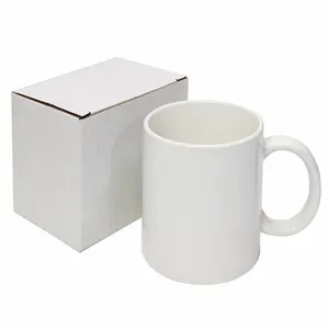 Promozionale In Bianco Personalizzato Verniciabile Ceramica 11 Oz Economici Pianura Bianco Tazza di Caffè