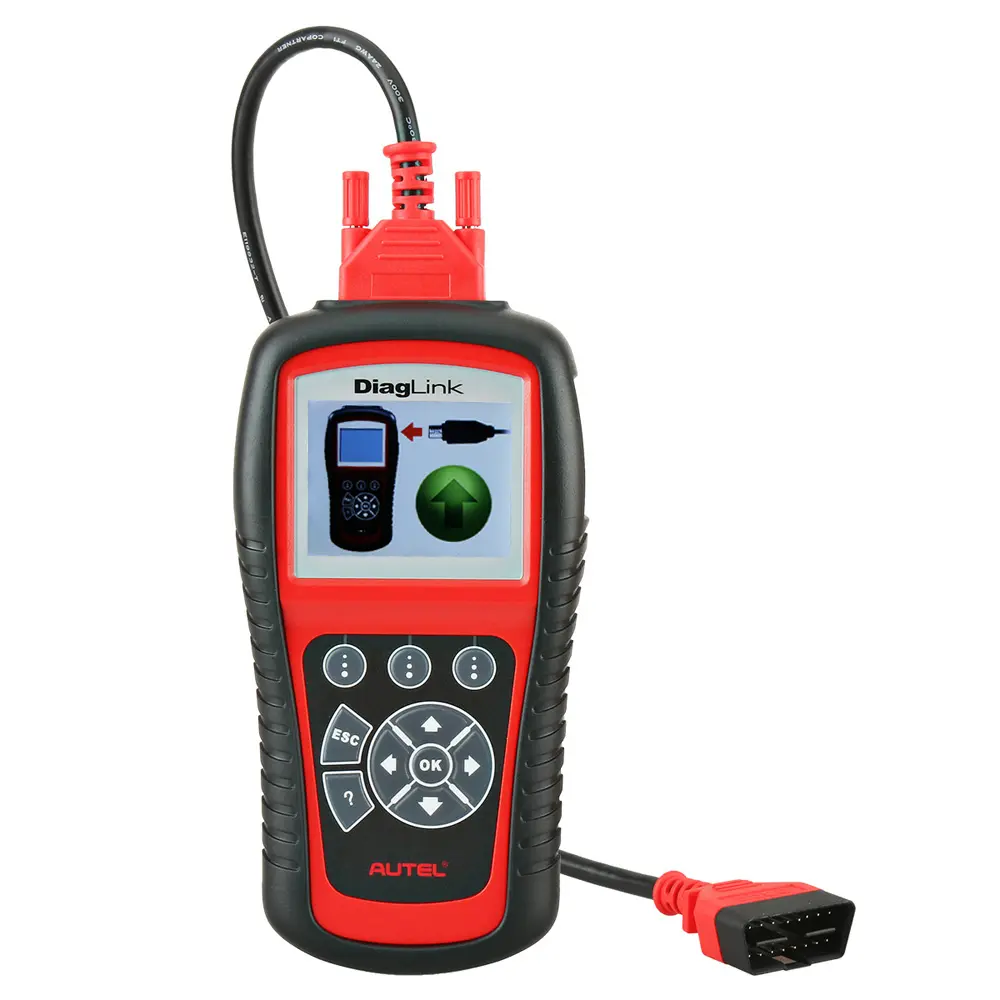 Autel Diaglink OBDII OBDII Diagnostik Kode Reader Ols Epb ABS Minyak Reset SRS Transmisi Multi-Bahasa OBD2 Scanner Alat