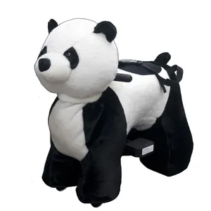 custom ride on motorized panda animals toys for children at home