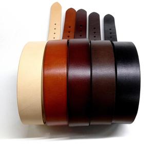 Ceinture en cuir pleine fleur de haute qualité, tannée végétale, pour jeans, avec logo personnalisé, boucle à cliquet, fabrication OEM, faible MOQ - Product Image 1