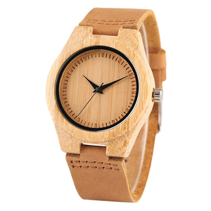Orologio all'Ingrosso <span class=keywords><strong>in</strong></span> <span class=keywords><strong>Legno</strong></span> di Bambù 100% Naturale con Logo Personalizzato per Uomo e <span class=keywords><strong>Donna</strong></span> - Product Image 2