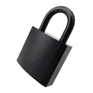 Negro de bloqueo de lujo candado Anti-óxido de aluminio de candado de dormitorio caja de ropa - Product Image 1