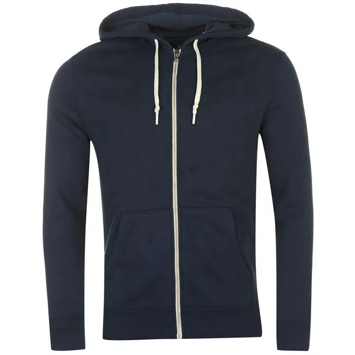 Poly Cotton Men's Core Zip Hoodie with Good Quality