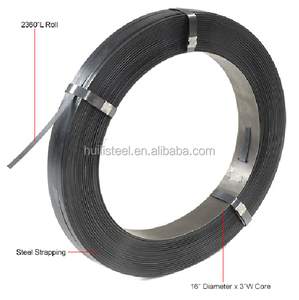 Q235 <span class=keywords><strong>Q195</strong></span> черная окрашенная стальная лента для упаковки дерева - Product Image 3