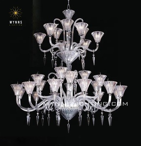 <span class=keywords><strong>France</strong></span> Lighting Mille Nuits Lustre à suspension haut de gamme Plafonnier en verre de cristal pour décoration de villa - Product Image 4
