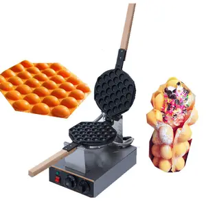 Mesin Wafel Hong Kong Profesional, Mesin Pembuat Wafel, Pembuat Es Krim Telur