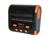 Printer Bluetooth Portabel, Printer Label Warna Termal Mini 4 Inci