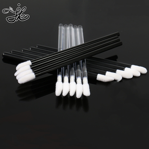 Professional Makeup <strong>Disposable</strong> Mini <strong>Brush</strong> <strong>Lip</strong> <strong>Applicator</strong> With Transparent Wand