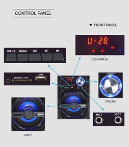 Loa Đa Phương Tiện Hoxen 3.1, Hệ Thống Loa Không Dây Tại Nhà Với Đèn Led Kỹ Thuật Số - Product Image 5