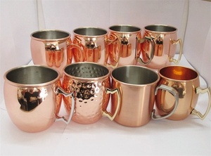16oz De Qualité Alimentaire de Haute qualité Pas Cher Moscou Mule Cuivre Potable Café Bière <span class=keywords><strong>Cocktail</strong></span> <span class=keywords><strong>Vodka</strong></span> Menthe Julep Gingembre Thé Tasse - Product Image 6