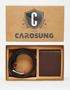 Carosung all'ingrosso regalo in pelle <span class=keywords><strong>e</strong></span> <span class=keywords><strong>portafoglio</strong></span> Set personalizzato <span class=keywords><strong>portafoglio</strong></span> <span class=keywords><strong>e</strong></span> <span class=keywords><strong>cintura</strong></span> per <span class=keywords><strong>uomo</strong></span> regalo in scatola - Product Image 3