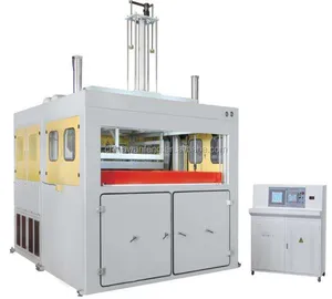 Thick sheet vacuum thermoforming machine