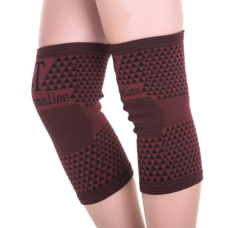 Factory Tourmaline Knee Support Magnetic Warmer Knee Pad Compression Sleeve Far Infrared Knee Brace