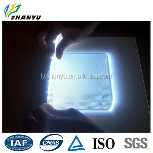 100% novo Material de alta qualidade folha de acrílico Dot impressão LGP acrílico painel de guia de luz
