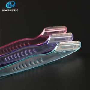 D106 Rasoir de précision pour <span class=keywords><strong>femme</strong></span> à lame simple, avec manche en plastique, <span class=keywords><strong>tondeuse</strong></span> à sourcils - Product Image 5
