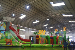 Enfants Parc Point Thème Parc Couleur Combinaison Enfants Jouets Gonflable Aire de Jeux Château Obstacle pour Vente - Product Image 5