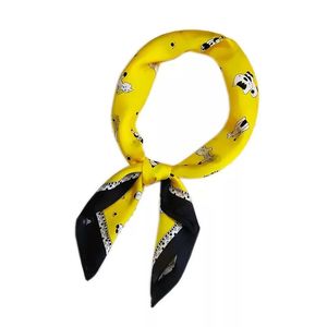 Syal Desain Kucing Cetak Kartun Anak-anak Promosi Gratis Ongkos Kirim Syal Sutra - Product Image 2