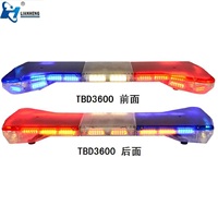 Barre lumineuse stroboscopique d'avertissement de véhicule ambulance barre lumineuse LED pour voiture montée sur le toit