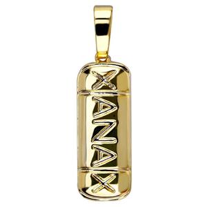 Liontin X-ANAX Hiphop berukir zirkon, Perhiasan Pria - Product Image 4