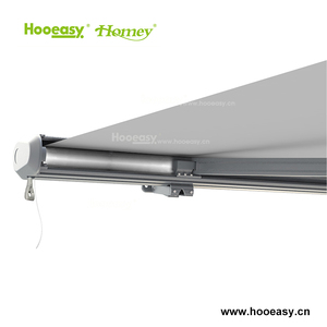 Homey alta calidad superventas motor retráctil control metal al aire libre jardín francés balcón <span class=keywords><strong>toldo</strong></span> con brazo fuerte - Product Image 5