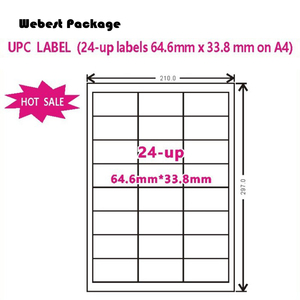Étiquettes <span class=keywords><strong>Amazon</strong></span> FBA, 44 étiquettes sur une <span class=keywords><strong>feuille</strong></span> A4, 48,5 mm x 25,4 mm, papier mat pour imprimantes jet d'encre ou laser, agent de service <span class=keywords><strong>Amazon</strong></span> - Product Image 5