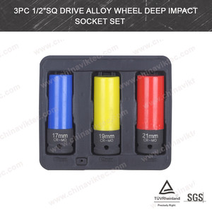 3 шт. 1/2 "Пл Привод Легкосплавные Колесные Диски Deep Impact Socket/мастерская инструменты (VT01222) - Product Image 1