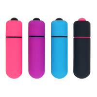 Hot Selling batterie betriebene Kugel 1 Funktion blau lila rosa Mini Bullet Vibrator Sexspielzeug für Frauen Masturbation Anal Vibrat