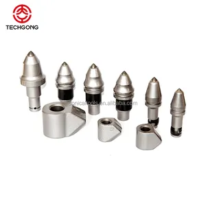 Auger Drilling Tungsten Carbide Bullet Teeth For Construction Machinery