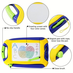 彩色磁性无BPA塑料涂鸦幼儿绘图板可擦画板用于书写绘画学习 - Product Image 5