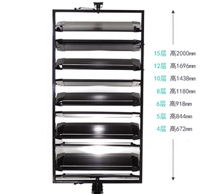 Aksesoris Lemari Pakaian <span class=keywords><strong>360</strong></span> Derajat Rak Sepatu Berputar Dengan Pegangan Elegan - Product Image 6