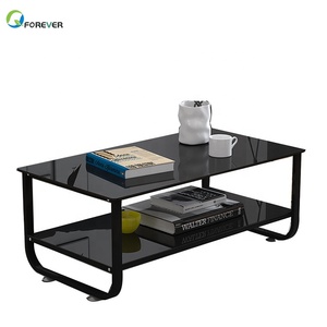 Creative U-shaped Angle Steel Wood <strong>Low</strong> <strong>Table</strong> Coffee Tea <strong>Table</strong> - Product Image 3
