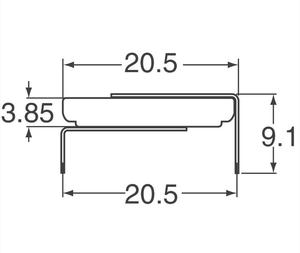 Batería Primaria de Botón de Litio CR-<span class=keywords><strong>2032</strong></span>/HF1N de 3V, Batería de Celda Tipo Moneda para Control Remoto y Electrónica de Consumo, 5 Años de Vida Útil - Product Image 3